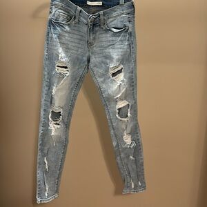 Daytrip jeans distressed light wash